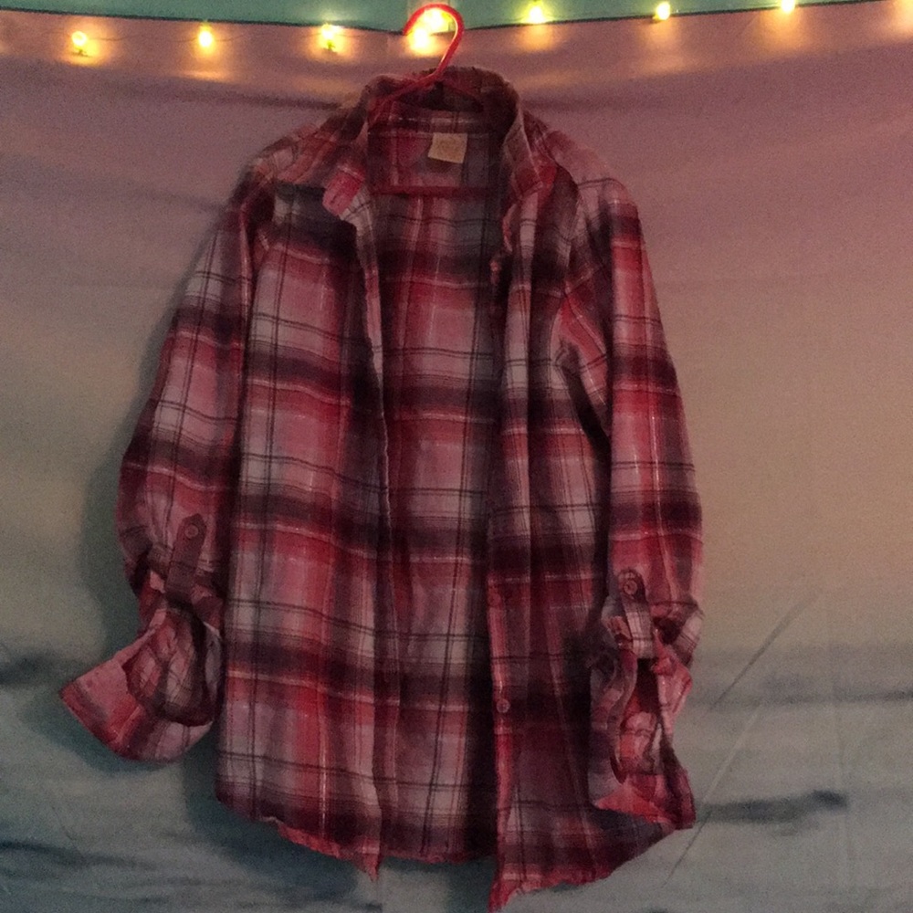 Girls pink flannel
